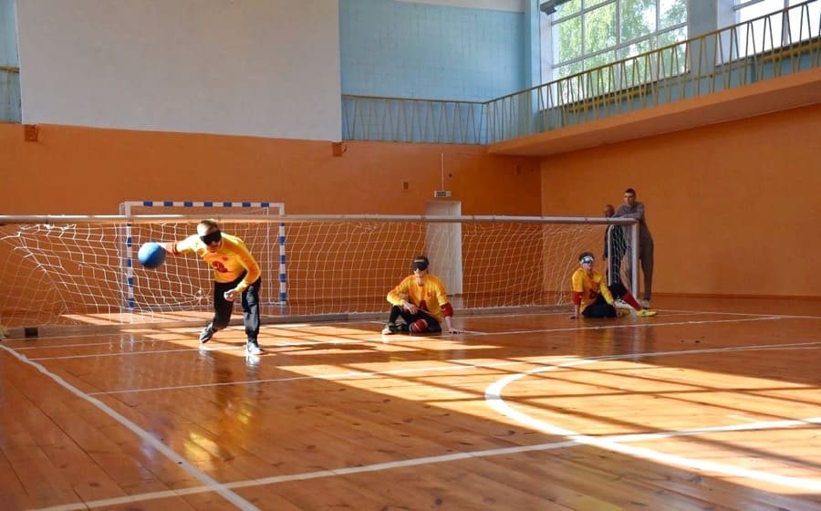 В Витебске прошли международный соревнования по голболу среди людей с инвалидностью по зрению