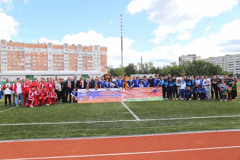 Белорусского футболиста отметили на чемпионате России по футболу среди спортсменов с церебральным параличом